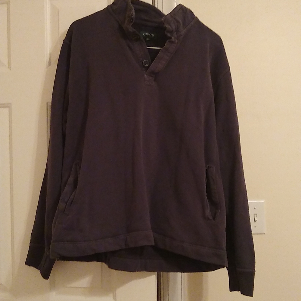 Men's XL Orvis Pullover Half Button up